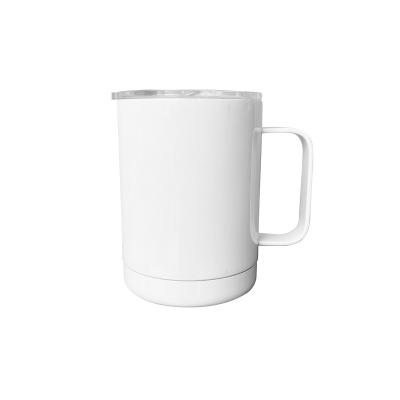 China Sustainable Products 12oz Blanks Promotional White Camper Mug Custom China Style Stainless Steel Empty Mug for sale