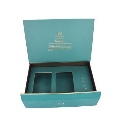 China Recycled Materials Gold Foil Custom Cardboard Tea Packing Synthetic Paper Box for sale