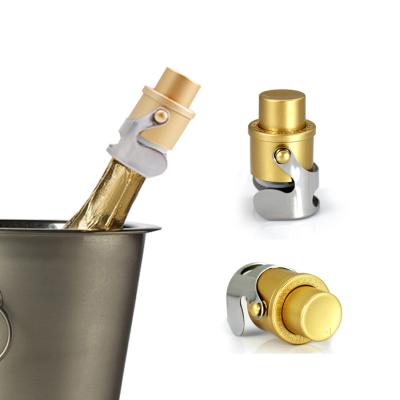 China AMAZON Disposable Hot Latch Press Pump Vacuum Champagne Stopper Bottle Saver Sparkling Wine Sealer Single Preserver Dating for sale