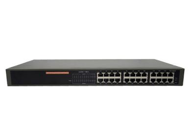 China 10 / 100 / 1000Mbps Fast Ethernet Gigabit Network Switch Unmanaged Rack Mount for sale