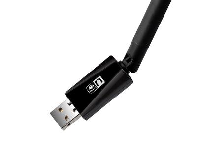 China Desktop Computer USB 2.0 Wireless WiFi Adapter High Speed Connector 2.4 GHz for sale