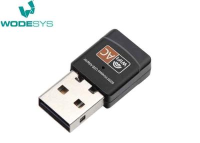 China El adaptador inalámbrico del Usb de la CA del 802.11 de AC600M 5GHZ 2.4Ghz, AC600 se dobla adaptador de la banda USB WiFi en venta