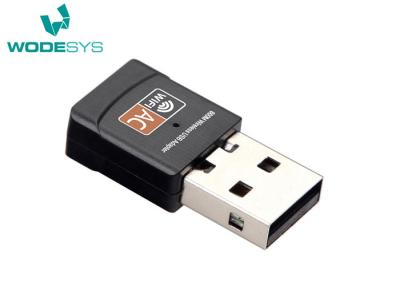 China AC600 Doppelband-802,11 Adapter Wechselstroms USB WiFi, wifi Dongle Wechselstrom-5.8GHz 802,11 zu verkaufen