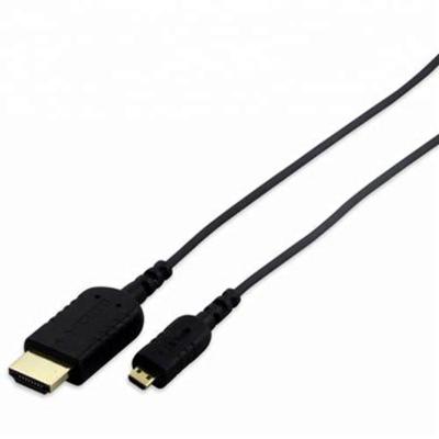 China World's thinnest and most flexible micro HDMI A to D car cable for AR VR 1m portable glass for sale