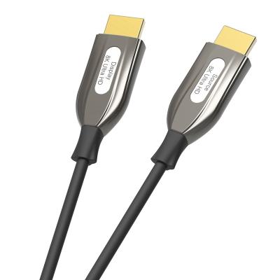 China Active Optical Cable 100m Support 48Gbps 8K@60Hz 4K@120Hz AOC HDMI Car Fober for sale