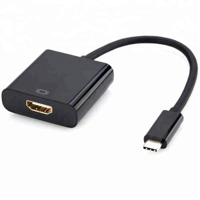 China Gold Plated USB Type C 3.1 USB-C Multimedia Converter Cable To HDMI Adapter for sale