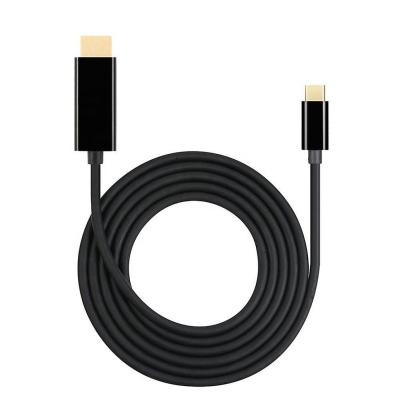 China Gold Plated Multimedia Support 4K 1080P 6FT 1.8m USB 3.1 Type C To HDMI Cable for sale