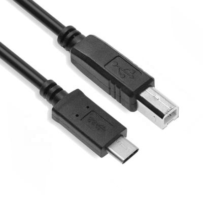 China USB 3.1 Type C Male Printer To USB 2.0 Type B Male Printer Cable 1.5m 5FT for sale