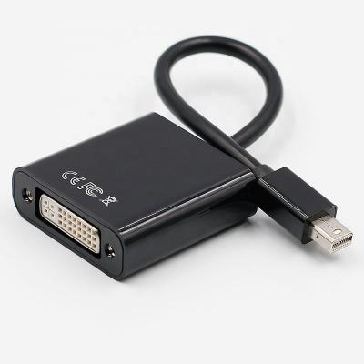 China Multimedia Support 1080P Male To Female Mini DP To DVI Adapter for sale