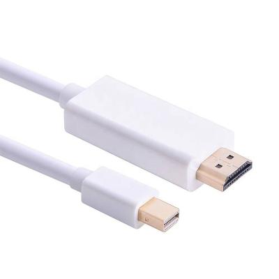 China Gold Plated 4K Multimedia Ready Mini DisplayPort To Audio And Video HDMI Cable 5m for sale