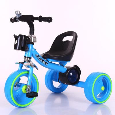 China 2021 Wholesale Toy Factory Kids Tricycle Baby Tricycle Kids Ride On Car Ride On Toys Metal Child Tricycle for sale