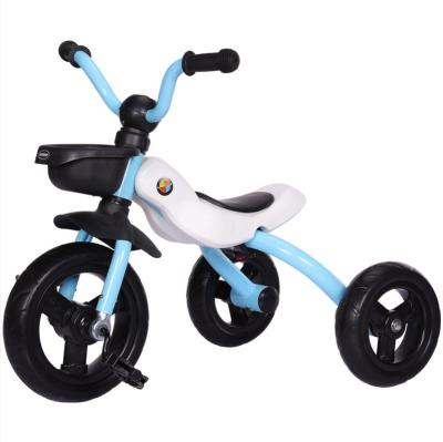 China Lightweight and foldable hot sale ride on tricycle toys folding baby child tricycle three wheel kids tricycle for sale