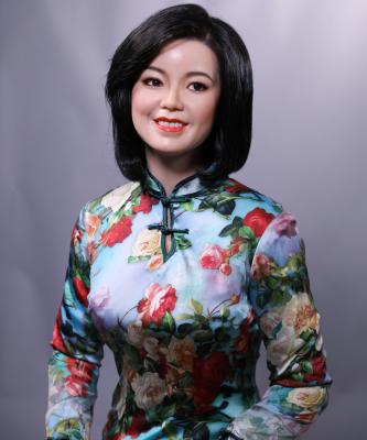 China life-size Chinese lady deng lijun sitting pose wax figure for museum for sale