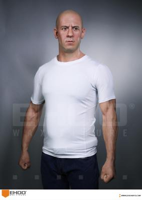 China famous movie character vin Diesel life-size wax figure for wax museum for sale