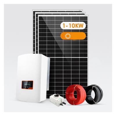 China Home Home Use Solar Power System On Grid Tie Inverter For Home Complete 1KW 3KW 5KW 10KW 15KW 20KW 25KW 30KW for sale