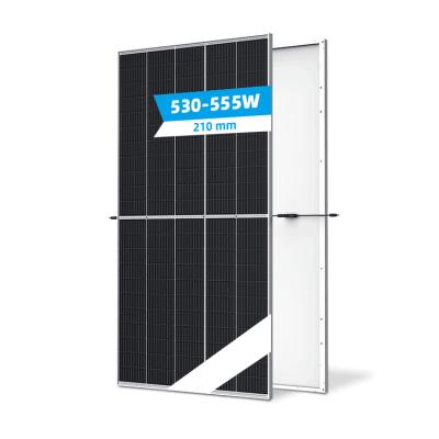 China Commercial High power solar panel solar 550w to 600W 210mm solar cells half cut with TUV CE for sale