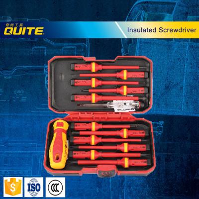 China 13pcs Insulated Screwdriver Sets Electricians Screwdrivers Set Best Electrical Insulated Screwdrivers for sale