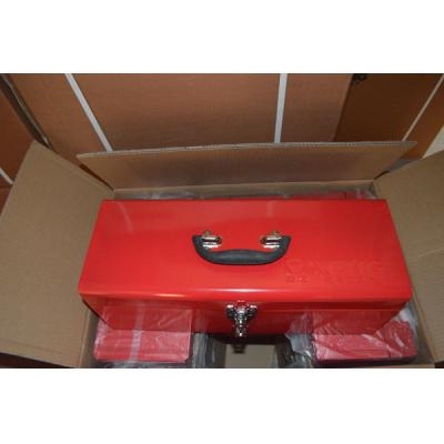 China Iron Red Color Two Layers Iron Truck Tool Box Tool Cabinet for sale