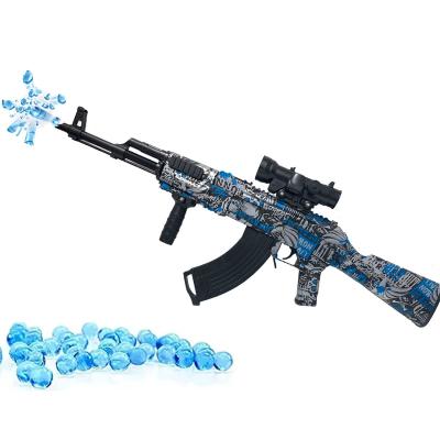 China Summer Toy Best Selling Gun Toy Splatter Automatic Jelly Ball Gun Splatter Orbeezs Gun Blaster AK Toy Gun Shooting Out Games for sale