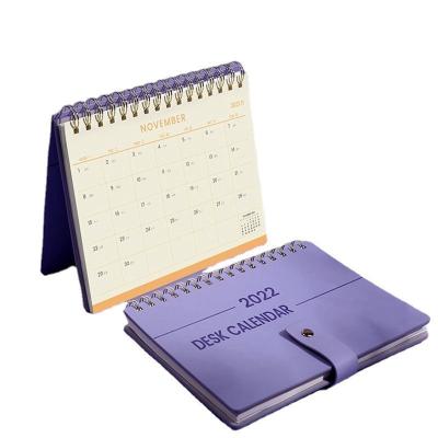 China Custom Table Calendar Printing Desk Calendar Holding Flip Monthly Calendar 2023 for Planning Organizing Daily Schedule for sale