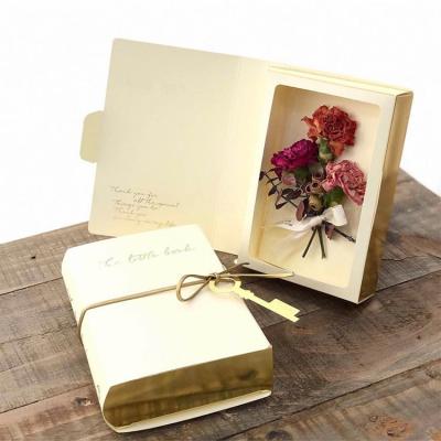 China Handmade Custom Multicolor Printed Cardboard Wedding Gift Luxury Book Formed Folding Mounted Box With Cover Gift Package for sale