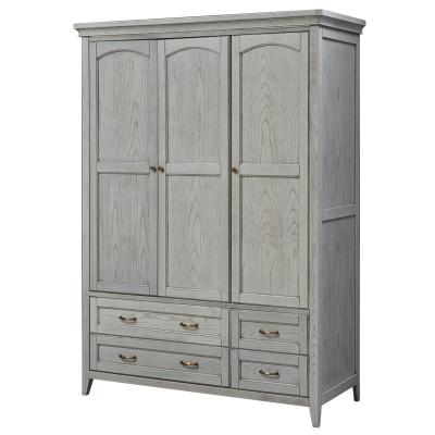 China Good Quality British Style Old Wardrobe 2/3/5 Door Wardrobe Clothes Cabinet Craft Bedroom Cabinet Bedroom Wardrobe Furniture Sets General Use for sale