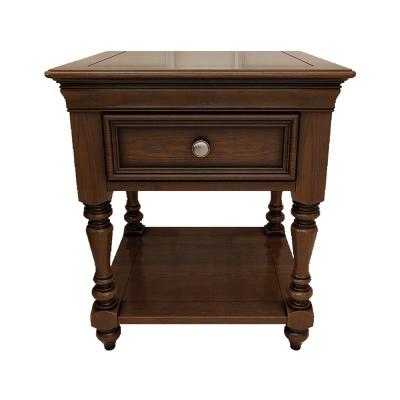 China Eco-friendly Nesting Nightstands Wooden Furniture Bedside Cabinet And Side Table Corner Desk Stacking Telephone Furniture Solid Wood Wholesale for sale