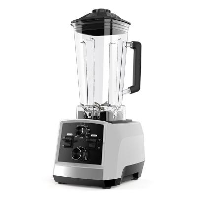 China Multifunctional Silver Electric Powerful Large Smoothies Maker Large Commercial Blender 2L 4500W Peak Blender for sale