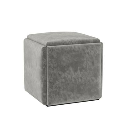 China Modern Manufacturer Supply Elegant Modern Detachable Bar Stool Gray for sale