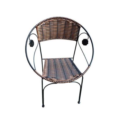 China Rustic Rattan Armchair Washable Supply Handmade Manufacturer Commercial Chair for sale