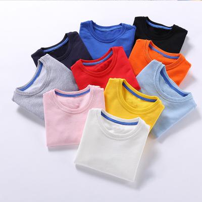 China Wholesale Customized Anti-Shrink Color Match Kids Sweatshirt Plain Pullover Sweatshirt Anti-Shrink Tops for sale