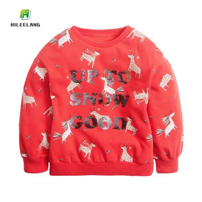 China Boys Girls Kids Soft Fleece Fleece Sweatshirts Baby Clothing Unisex Luxury Anti-Shrink Velvet Sweatshirt for sale