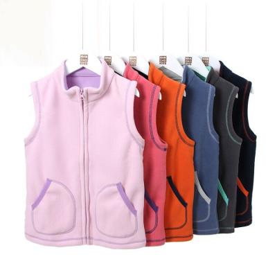 China Wholesale New Anti-wrinkle Children's Fleece Vest Autumn And Winter Warmth Children's Clothing Baby Boy Vest Tops for sale