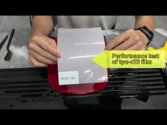 TPU-C 7.5mil ppf film Product performance test