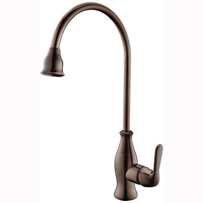 China Thermostatic Commercial Kitchen Faucets Mixer Tap Brass Single Handle Kitchen Sink Mixer Taps Faucet for sale