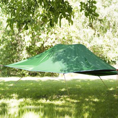 China Outdoor Camping 1-2 Person Anti Water Tree Double Decker Lightweight Hanging Camping Tent for sale