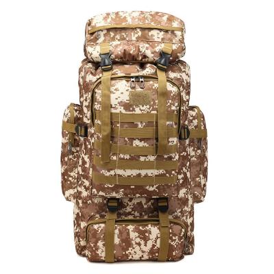 China Waterproof Customize 80l Military Backpack Traveling Hike Bag For Camping for sale