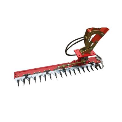 China Cultivate Trimmer Hydraulic Micro Hedge Trimmer For Mini Digger Tractor Wheel Loader for sale