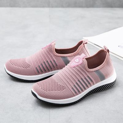 China BaiRuiLun Fashion Women Lightweight Cheap High Quality Walking Shoes Lazy Casual Sneakers for sale