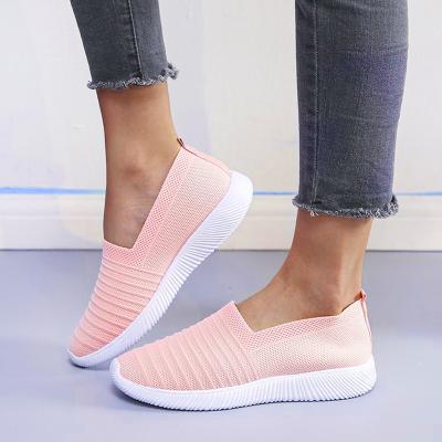 China 2021 Fashion Trend Women Sneakers Fashion Socks Shoes Vulcanized Knitted Shoes Women Summer White Casual Trainers Sneakers Tenis Feminino for sale