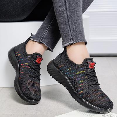 China Durable New Design Womens Sneakers Stylish Wild Lightweight Womens Breathable Sports Shoes for sale