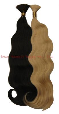 China 100% Human remy hair bulk for sale