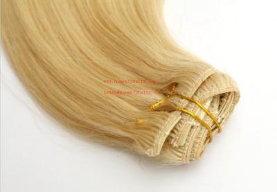 China 100% REMY hair extension, Clips in hair extension 8