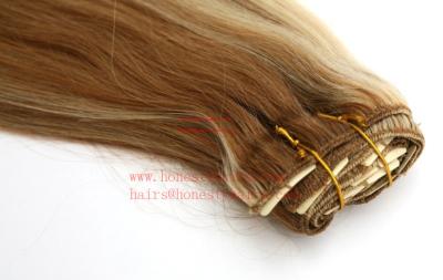 China 100% REMY hair extension, Clips in hair extension 8