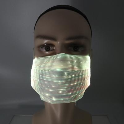 China No Heat LED Factory Price Light Up Rave Mask Designer Mask for sale