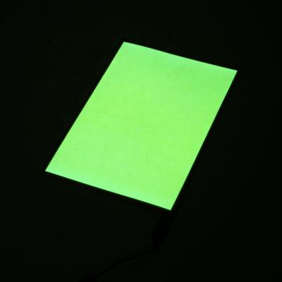 China Indoor or outdoor for sign appearance factory supplier EL sheet/EL light Sheet/EL backlight sheet paper board for sale