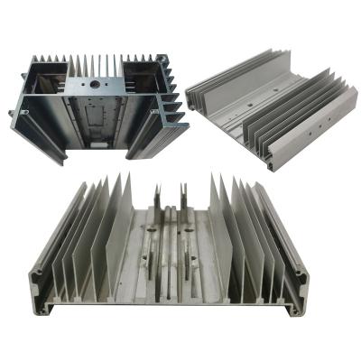 China door & Custom Aluminum Radiator Fin Radiator Window Extrusion Profile Aluminum Heatsink Profiles for sale