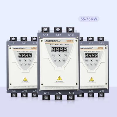 China Hoogwaardige wisselstroom Triple drie fase 400V 55KW Intelligentie motor Soft Starter VFD Te koop