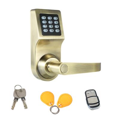 China zinc alloy smart remote control electric lock for wooden door for sale