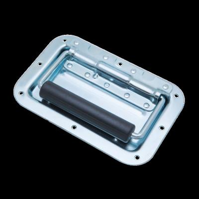 China Traditional MIT High Quality 155 x 102 x 2.5 mm Zinc Spring Load Speaker Box Handle for sale